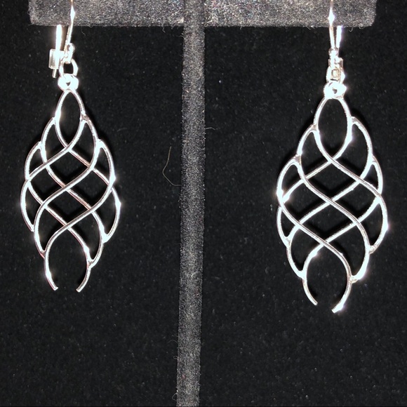Sterling Silver Earrings, Bright Wings in Motion! - Picture 2 of 8